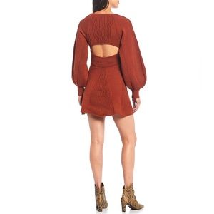 Free People Rust Mini Dress